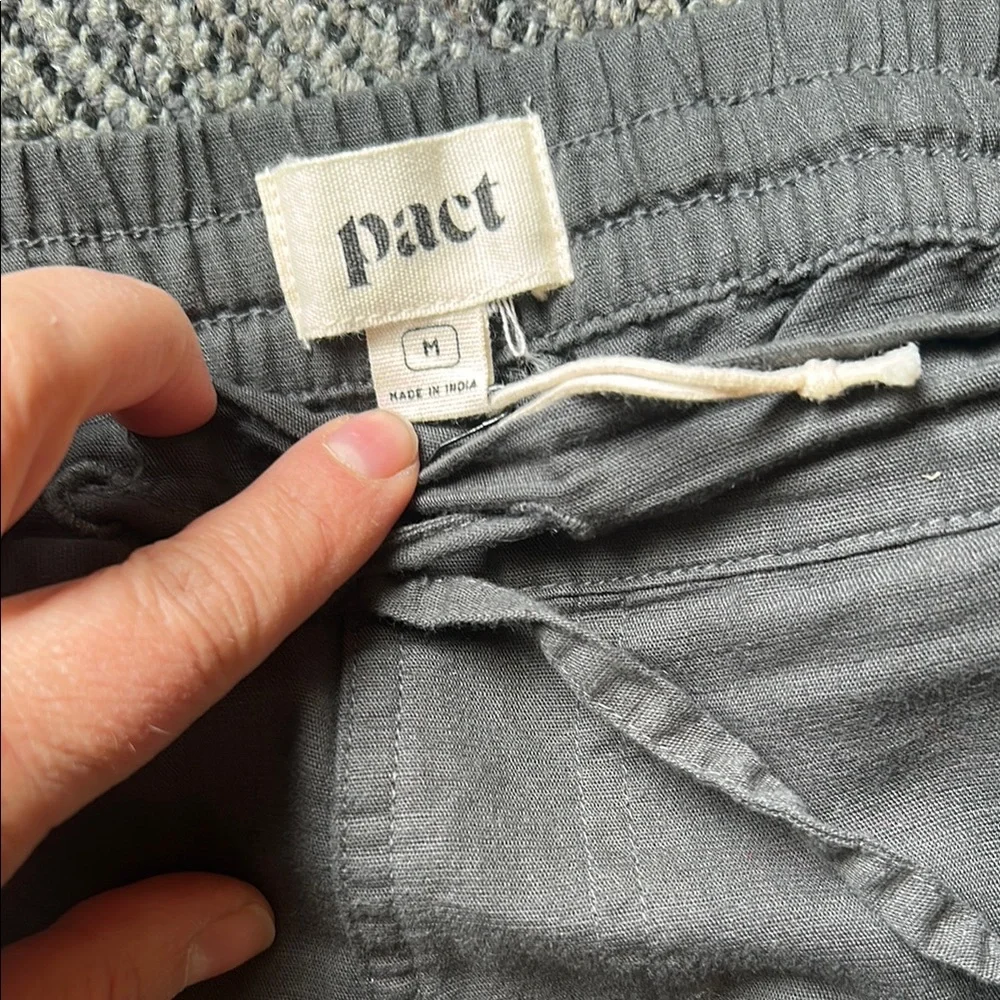 NWOT Pact Organic Cotton/Linen Drawstring pants - so comfy & light!